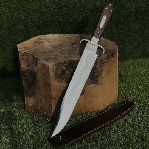 Dundee Heritage Utility Knife 16" 440C Steel with Hardwood Handle