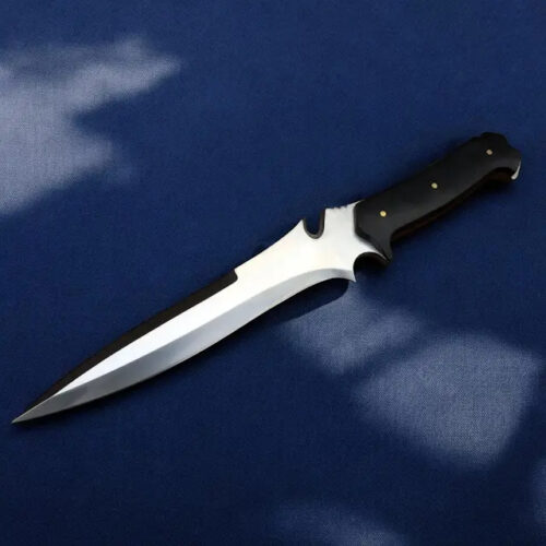 USA Dundee 1917 Bowie Knife Historical Replica 18" Clip Point | Utility Knife Historic Inspiration USA Knives Outdoor Knives Classic Handle Leather Sheath