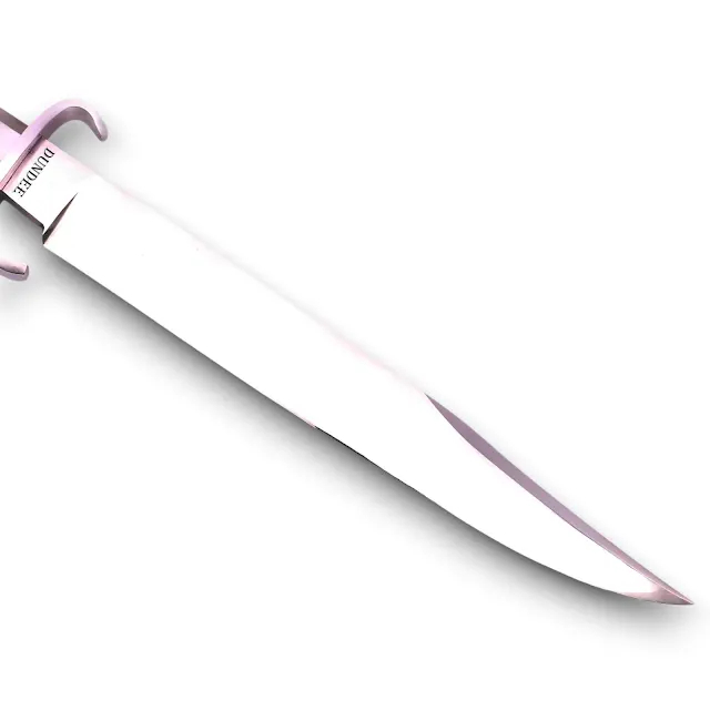 USA Dog Bowie Historical Replica Knife 1095 Carbon Steel 17" 1830s Style | Utility Knife Historic Inspiration USA Knives Outdoor Knives Wenge Wood Handle Leather Sheath USA Dog Bowie Historical Replica Knife 1095 Carbon Steel 17" 1830s Style | Utility Knife Historic Inspiration USA Knives Outdoor Knives Wenge Wood Handle Leather Sheath - Image 3