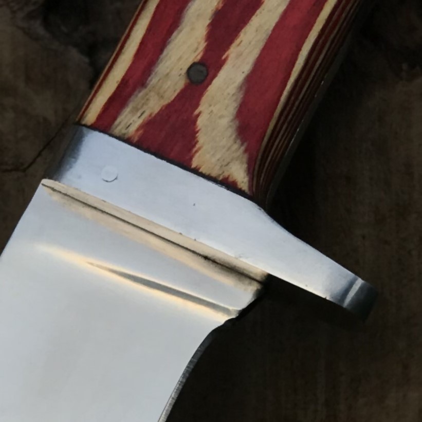 Compact Outdoor Knife with Mirror Polish Steel Blade Color Wood Handle Gardening Knife Camping Utility Knife - Image 5